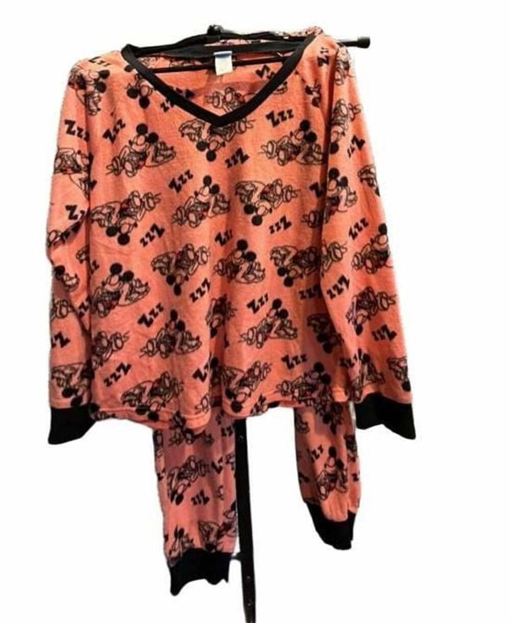 811 Disney Mickey And Friends Pajama Set Size Large Pink